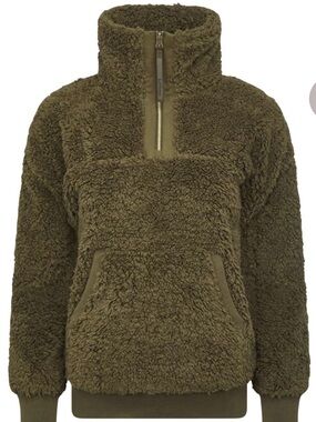 Le Mieux Sherpa 1/4 Zip Pullover Fleece  US 2 / small